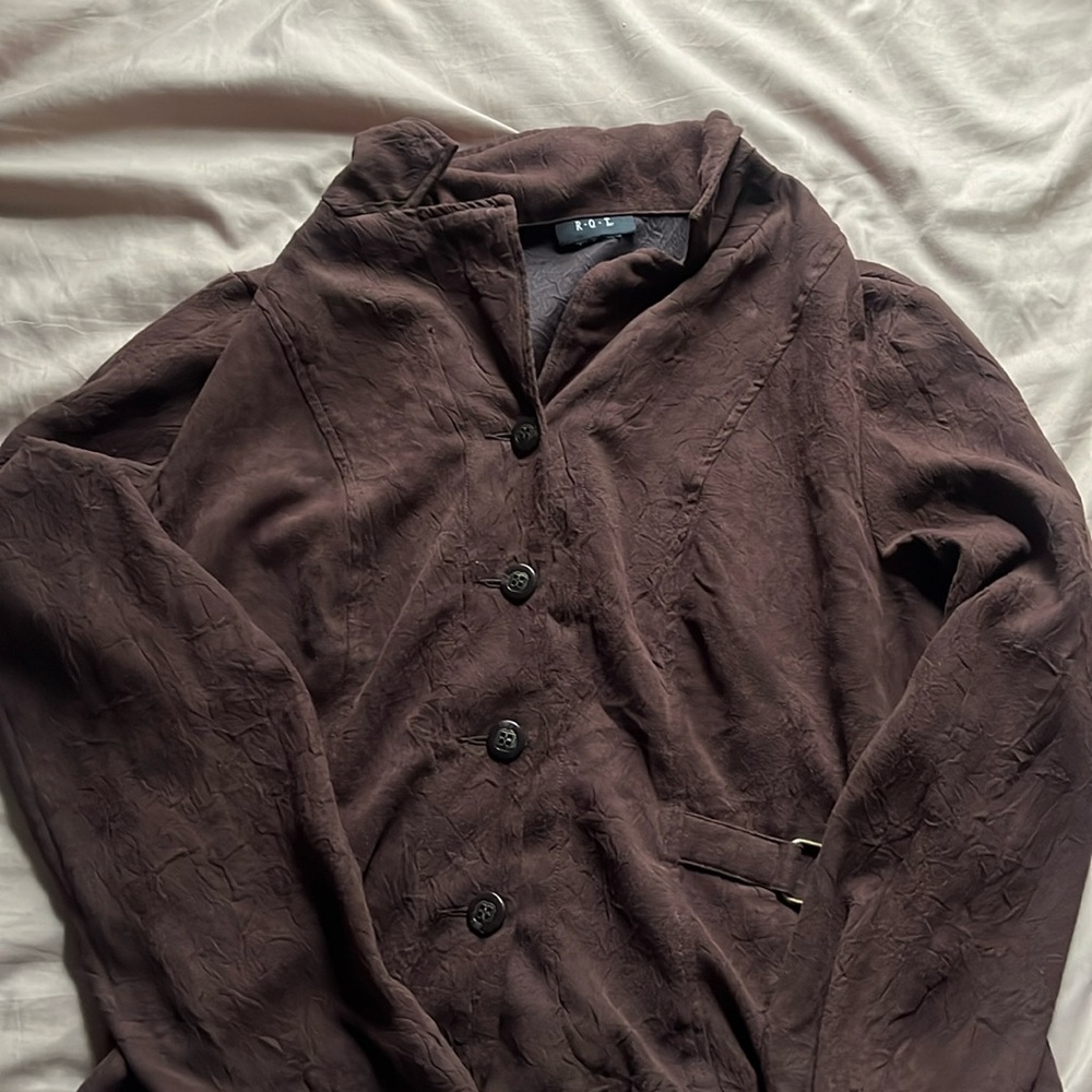 pol brown thick long sleeve